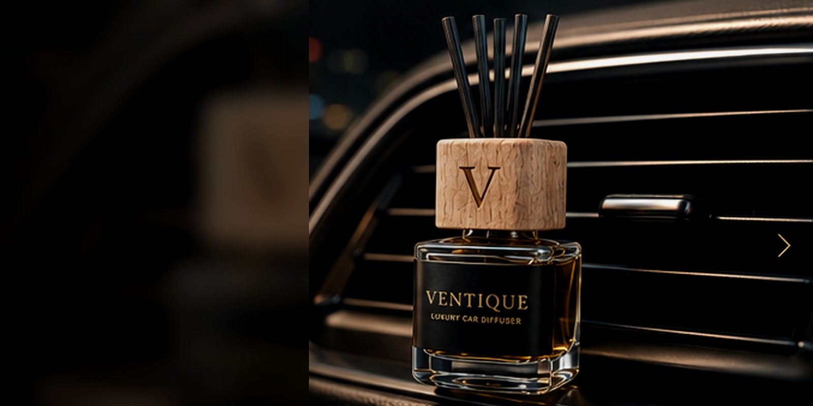 VENTIQUE luxury diffuser inside a vehicle