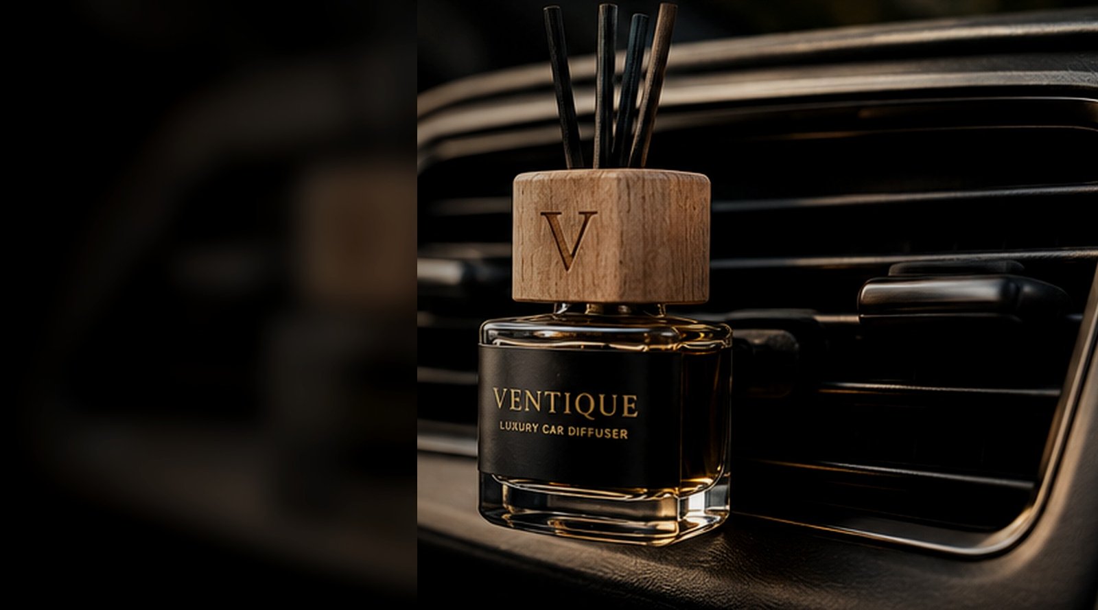 Cinematic VENTIQUE diffuser view inside the vehicle